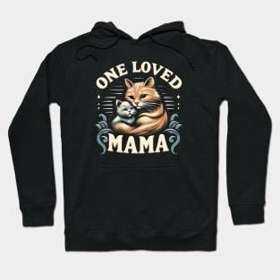 One loved mama - cats Hoodie